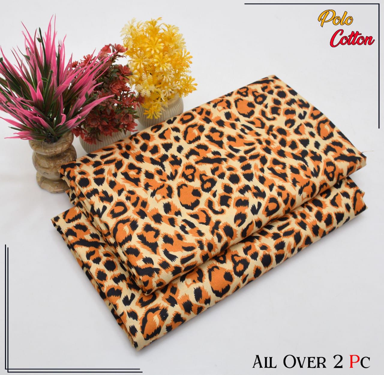 All over 2pc polo cotton unsititched