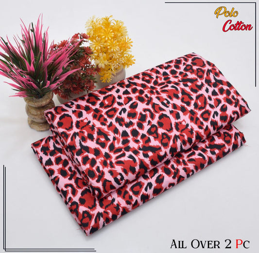 All over 2pc polo cotton unsititched