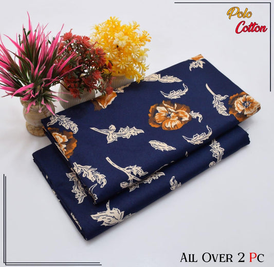 All over 2pc polo cotton unsititched
