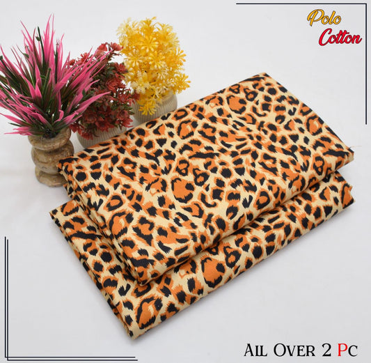 All over 2pc polo cotton unsititched